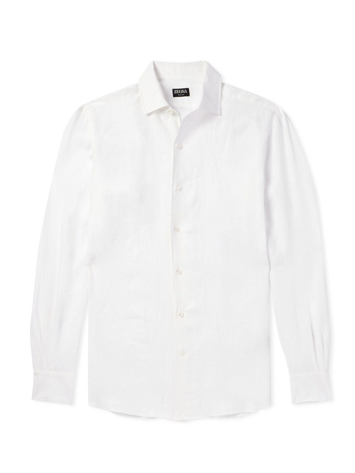 Zegna - Oasi Linen Shirt - Men - White - S von Zegna