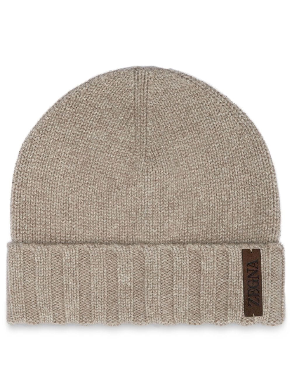 Zegna Oasi Beanie aus Kaschmir - Nude von Zegna