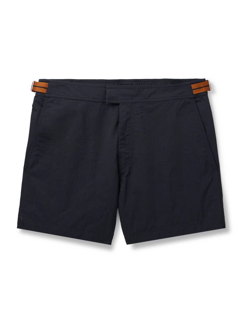 Zegna - Rio Straight-Leg Mid-Length Swim Shorts - Men - Blue - M Zegna - Rio Straight-Leg Mid-Length Swim Shorts - Men - Blue - M von Zegna