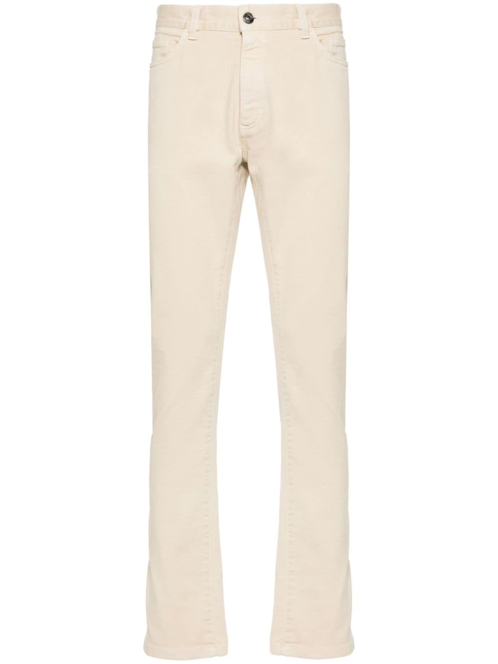 Zegna Roccia Slim-Fit-Jeans - Nude von Zegna