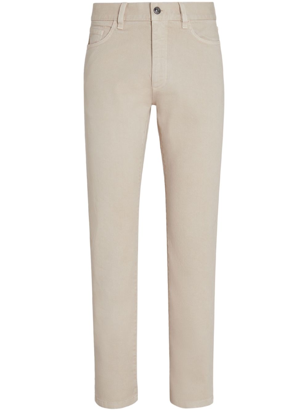 Zegna Roccia Slim-Fit-Jeans - Nude von Zegna