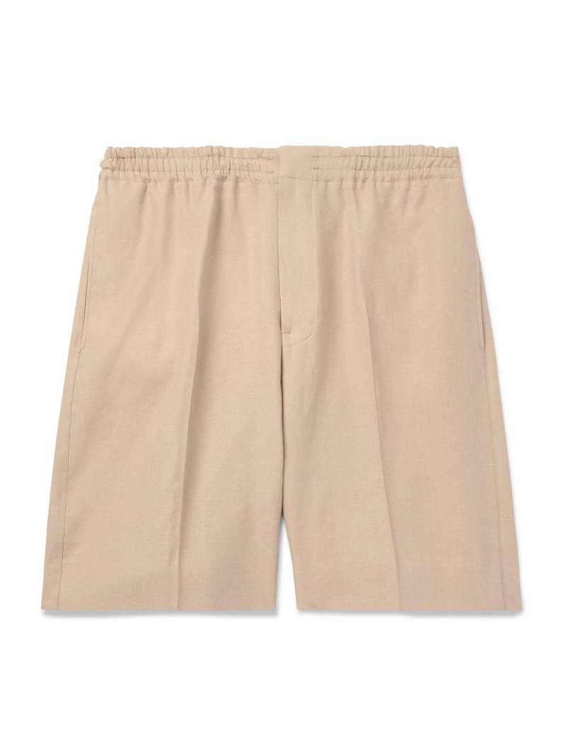Zegna - Straight-Leg Linen Shorts - Men - Neutrals - IT 48 Zegna - Straight-Leg Linen Shorts - Men - Neutrals - IT 48 von Zegna