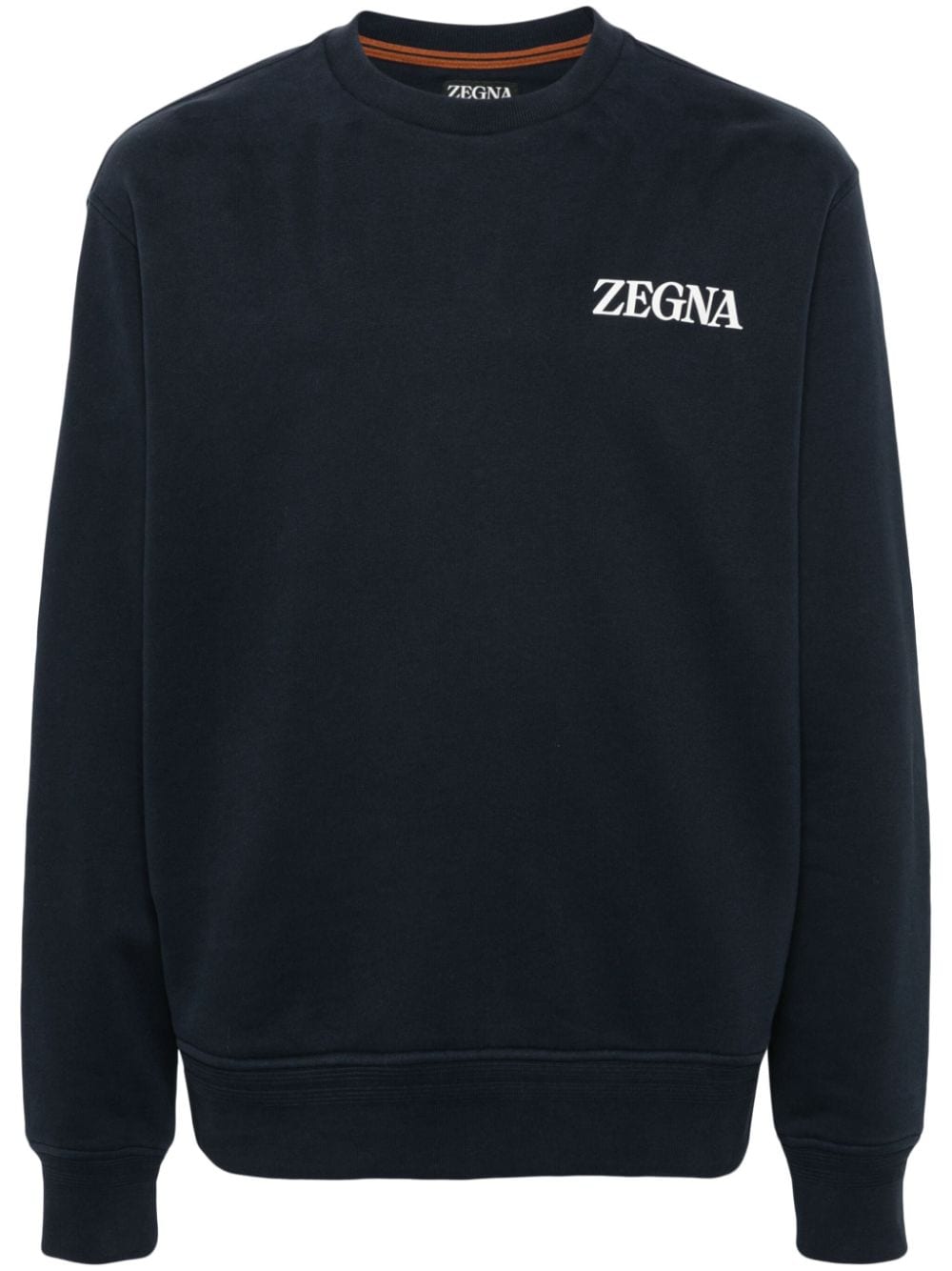 Zegna Sweatshirt mit Logo - Blau von Zegna