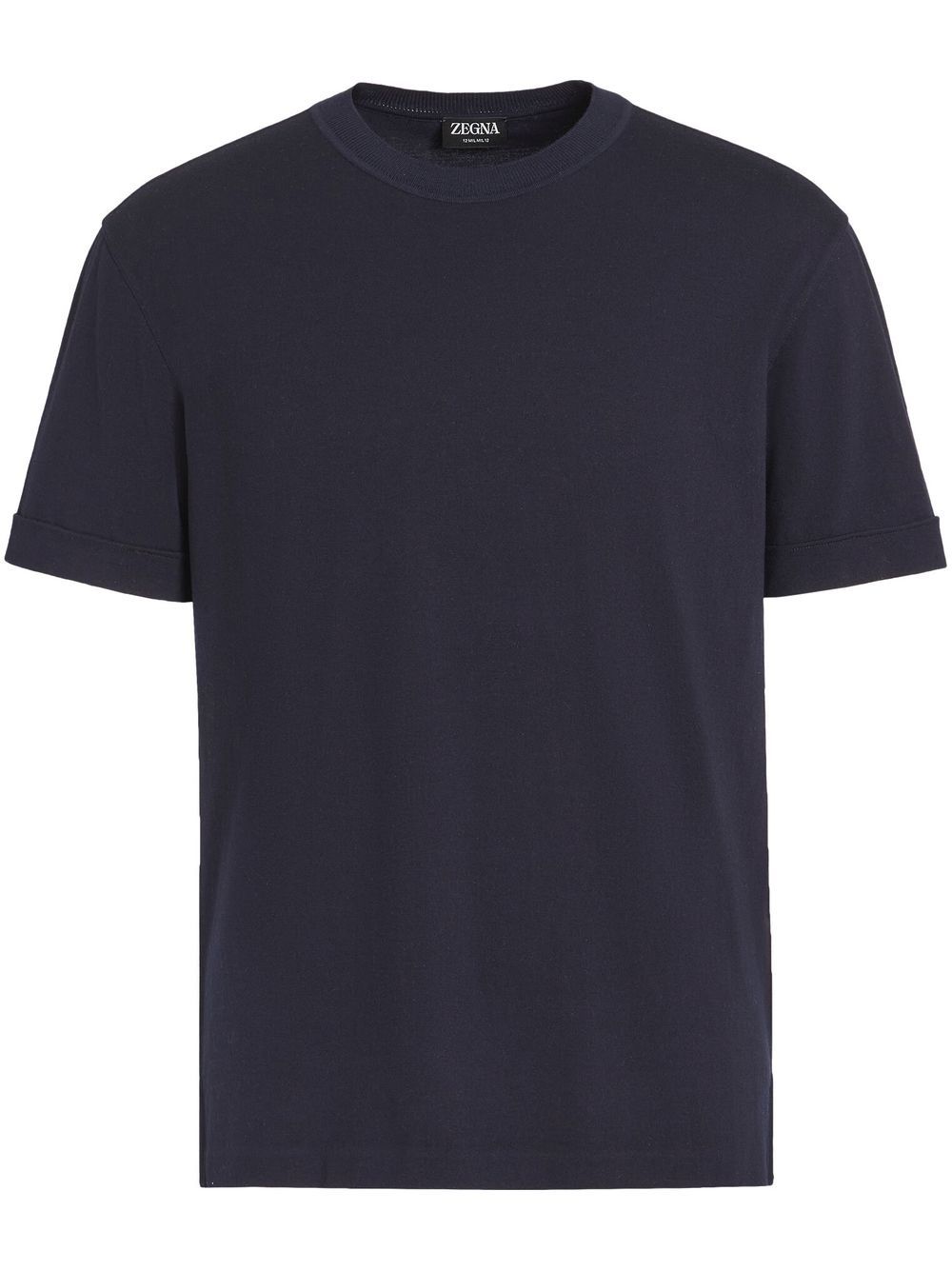 Zegna T-Shirt aus Wolle - Blau von Zegna