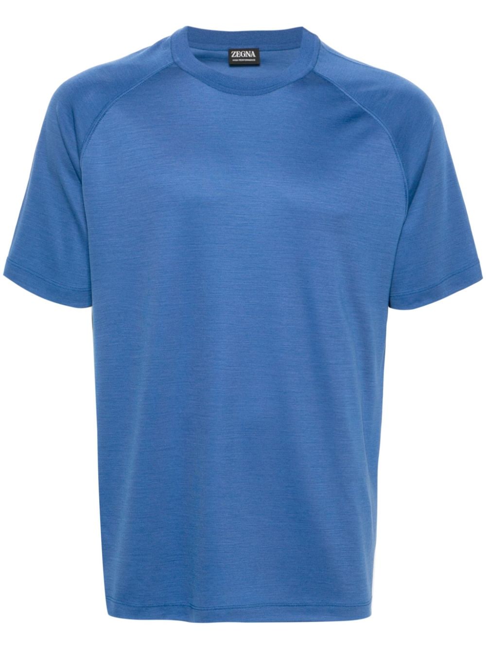 Zegna T-Shirt mit rundem Ausschnitt - Blau von Zegna