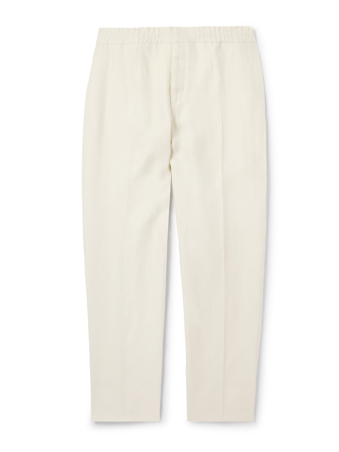 Zegna - Tapered Oasi Linen Trousers - Men - Neutrals - IT 48 von Zegna