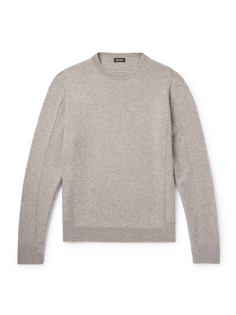 Zegna - Wool and Cashmere-Blend Sweater - Men - Gray - IT 56 von Zegna