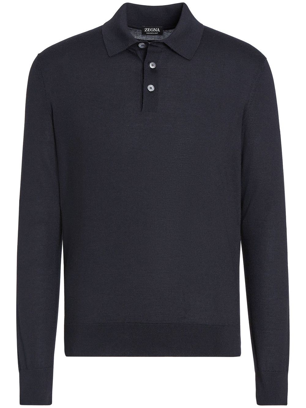 Zegna Poloshirt aus Kaschmir-Seidengemisch - Blau von Zegna