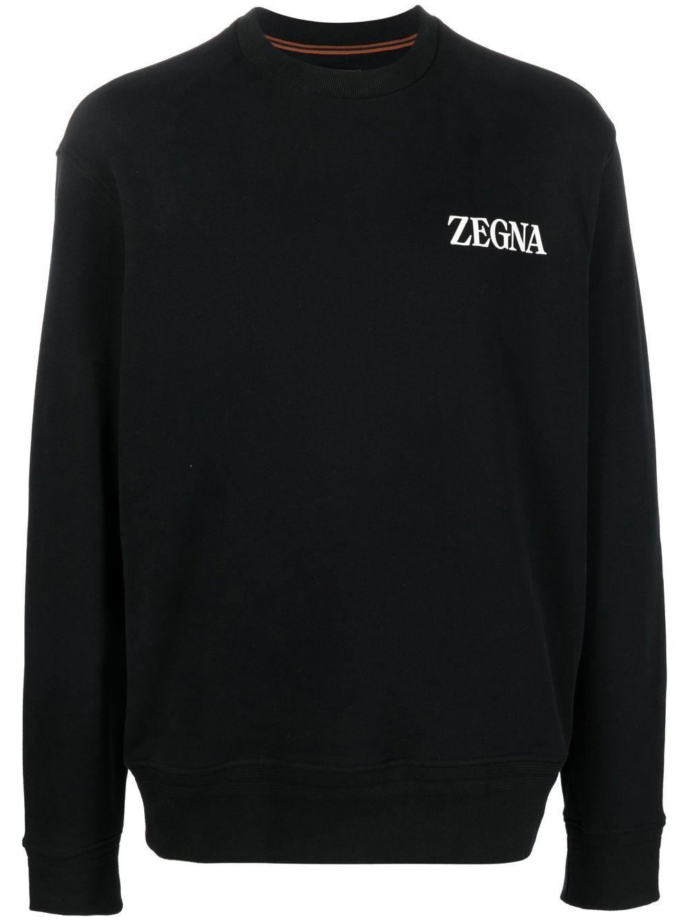 Zegna Sweatshirt mit Logo-Print - Schwarz von Zegna