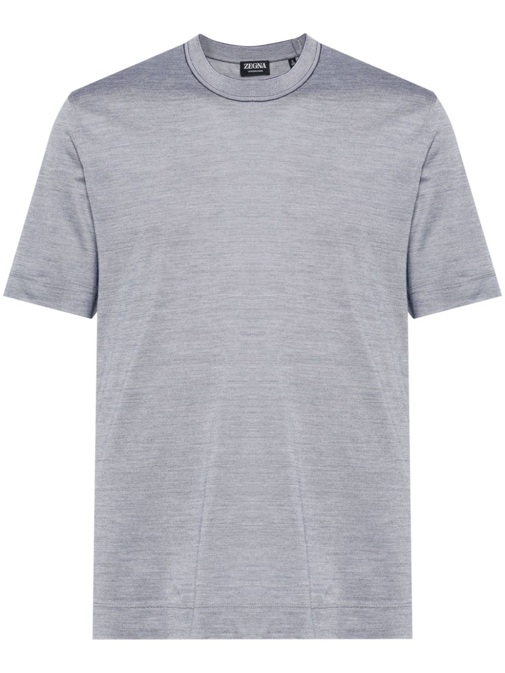 Zegna crew-neck cotton-blend T-shirt - Grau von Zegna