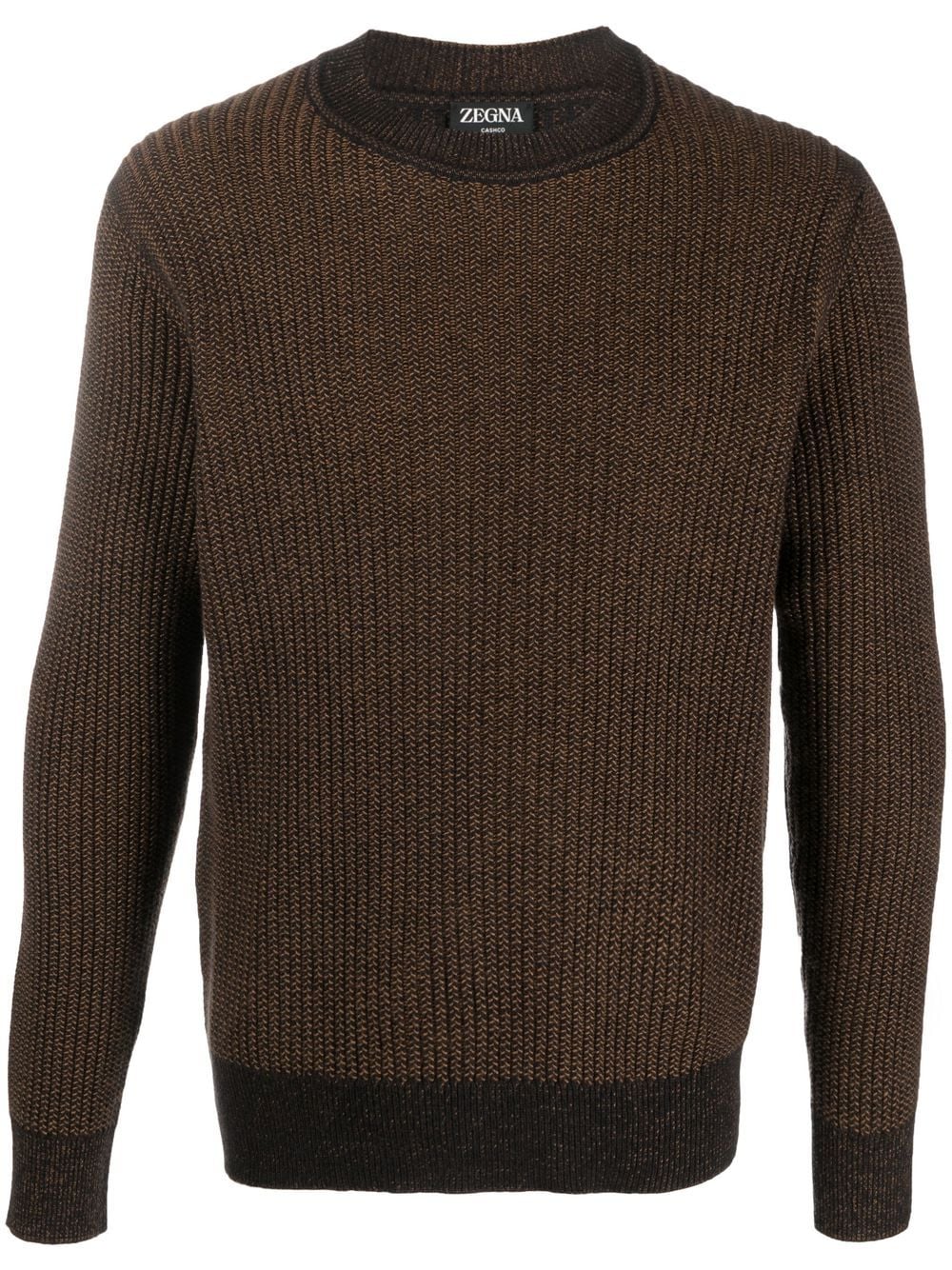 Zegna Pullover mit rundem Ausschnitt - Braun von Zegna