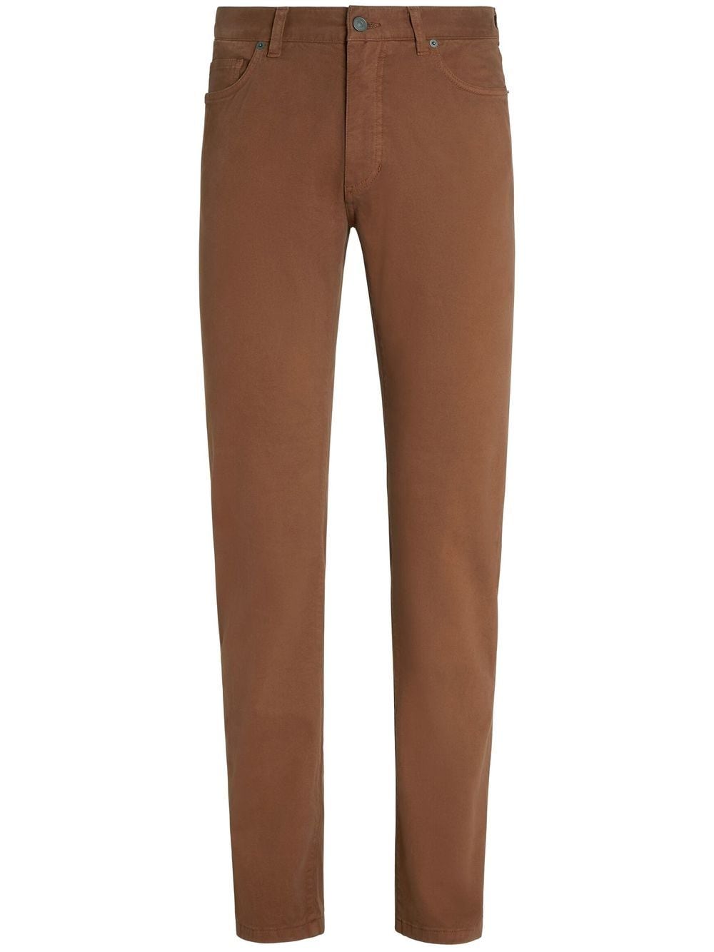 Zegna Roccia Slim-Fit-Jeans - Braun von Zegna