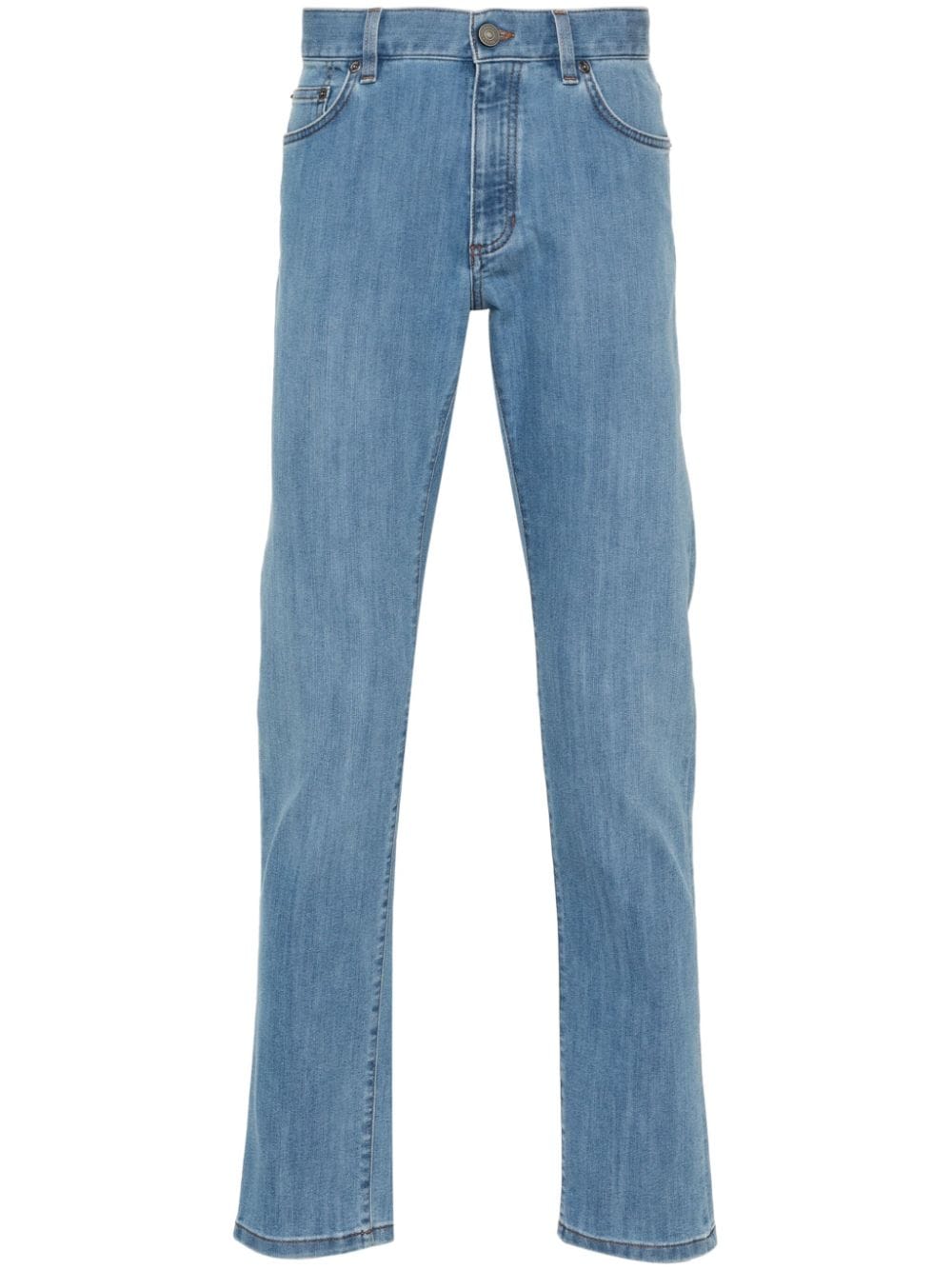 Zegna mid-rise slim-fit jeans - Blau von Zegna