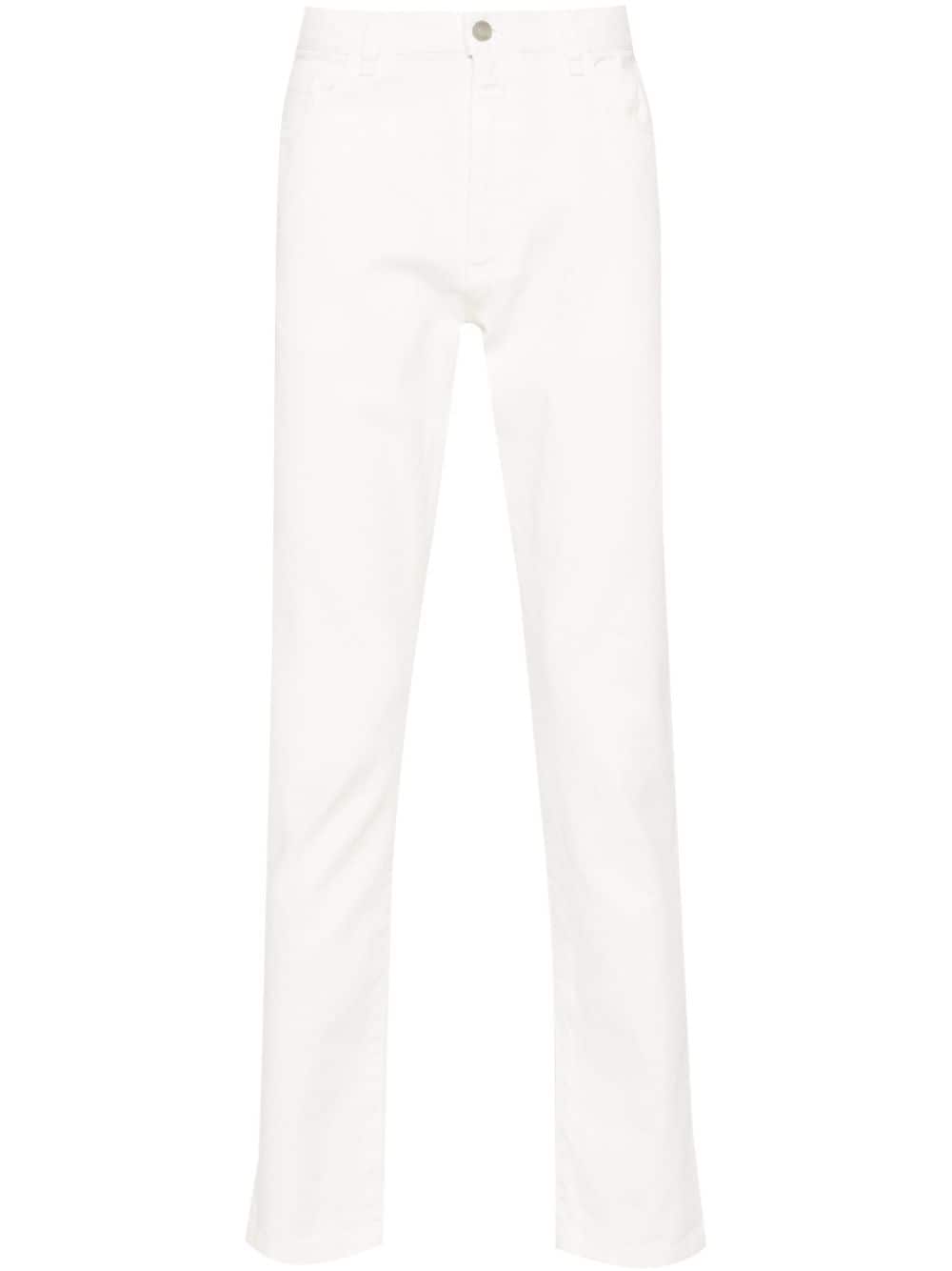 Zegna mid-rise slim-fit jeans - Weiß von Zegna