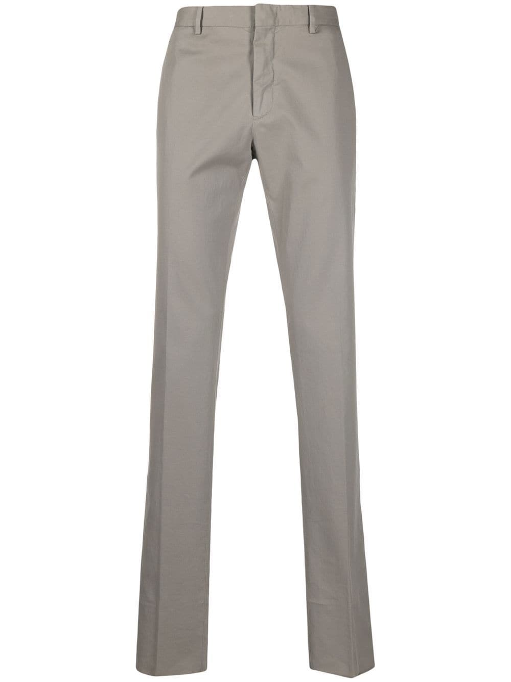 Zegna Halbhohe Hose - Grau von Zegna