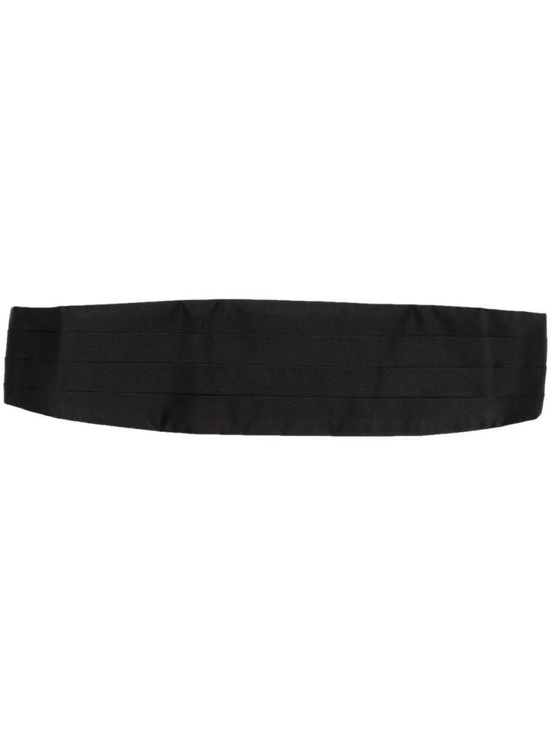 Zegna Kummerbund aus Seide - Schwarz von Zegna