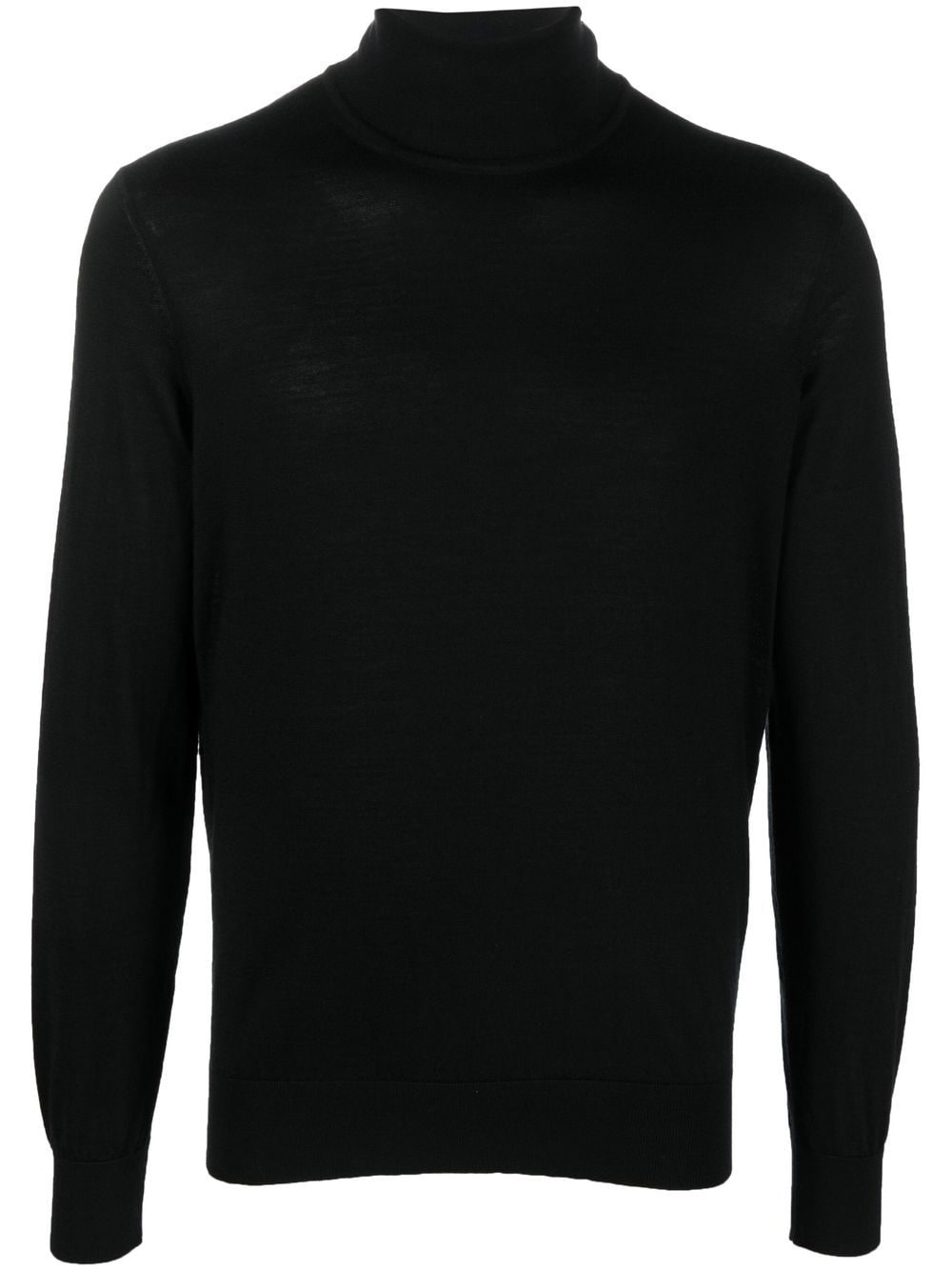 Zegna Gestrickter Rollkragenpullover - Schwarz von Zegna