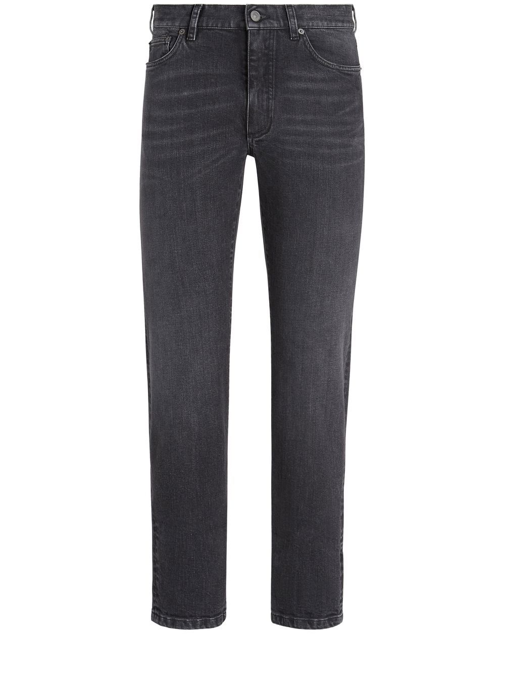 Zegna Roccia Slim-Fit-Jeans - Grau von Zegna