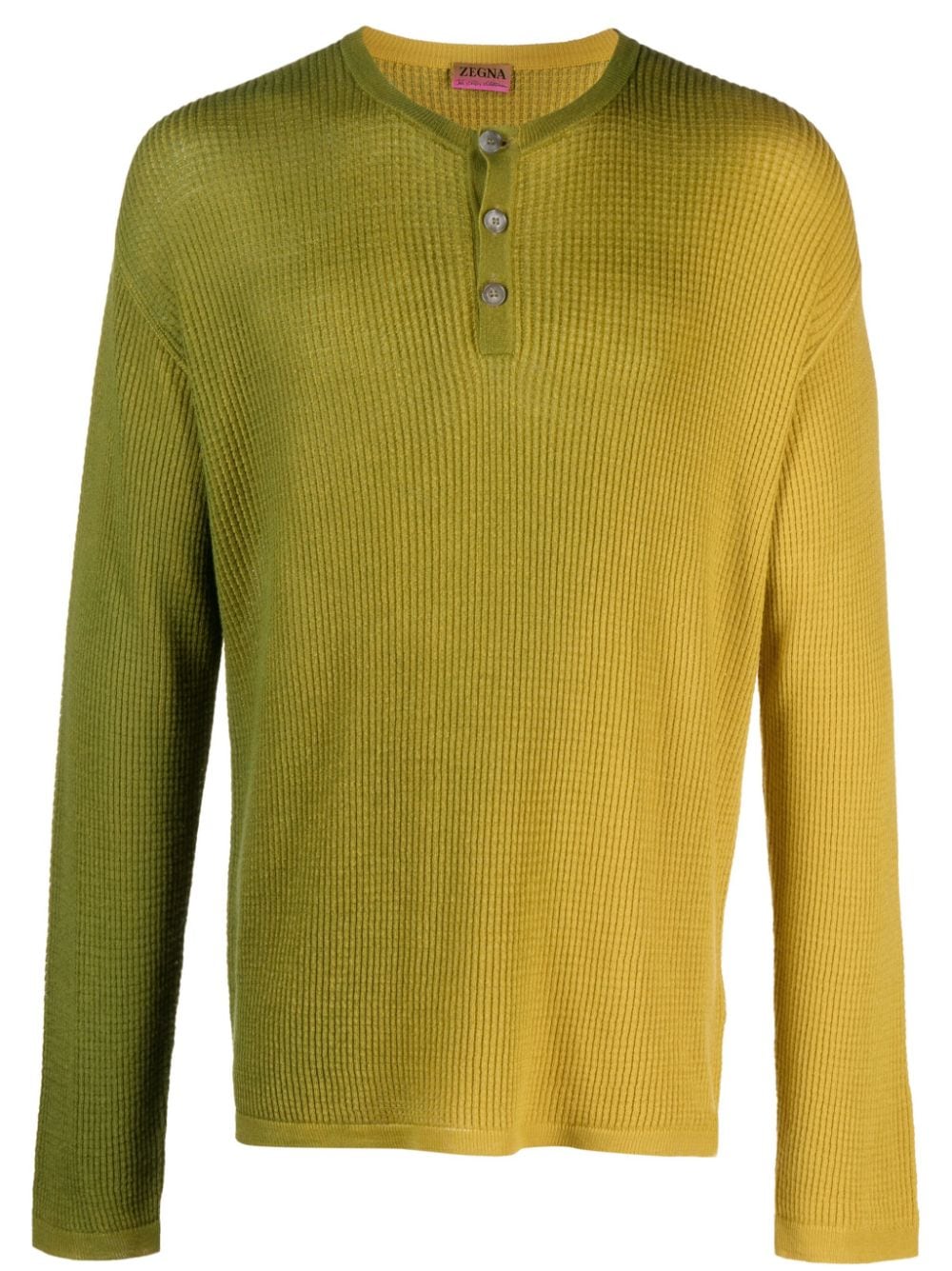 Zegna x The Elder Statesman Pullover mit Ombré-Effekt - Gelb von Zegna