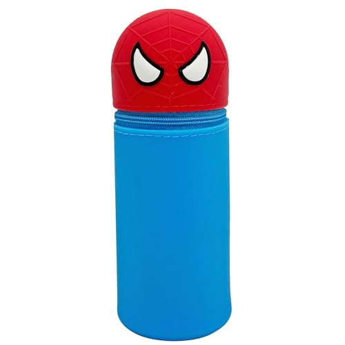 2-in-1 Silikon Federmäppchen,Federmäppchen aus Weichem Silikon,Federmäppchen Reißverschluss,Stand up Federmäppchen,Cartoon Federmäppchen,Stiftetasche Pencil Case,Große Kapazität Briefpapier Pouch von ZeiLaBang Kakadi