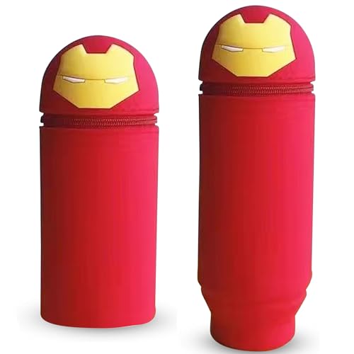 Federmäppchen aus Weichem Silikon,2-in-1 Silikon Federmäppchen,Cartoon Federmäppchen,Niedliche Schulbedarf,Stifte Mäppchen,Stifthalter Bleistifttasche Mädchen Junge,Große Kapazität Briefpapier Pouch von ZeiLaBang Kakadi