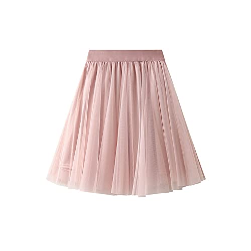 Tüllrock Rosa Damen Tüllrock Tutu 50er Petticoat Ballet Firt Tulle Tanzkleid Unterkleid Karneval Kostüm Festliche Tüll Crinoline Petticoat für Tanzrock Ballettrock Tüllrock Volant Rock von Zeiayuas