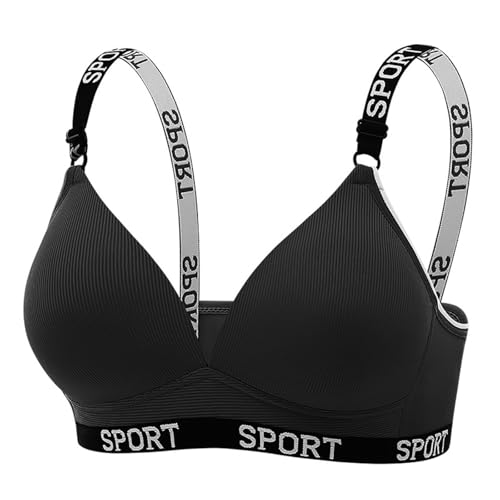 Zeiayuas BH Damen Push Up BHS Ohne Bügel Große Größen BH Komfort Nahtloser BHS Klassische Nahtlose Bra Weich Komfort Bralettes Modisch Bequemer Bustier Atmungsaktiv V-Ausschnitt Unterwäsche von Zeiayuas