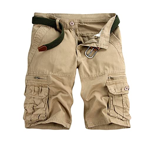 Zeiayuas Cargo Shorts Herren GroßE GrößEn Leicht Bermuda Shorts Stretch Cargo Hosen Sport Relaxed Fit Hose Mit Multi Taschen Outdoor Arbeitshose Sommer LäSsig Cargohose Bequem MäNner Freizeithose von Zeiayuas