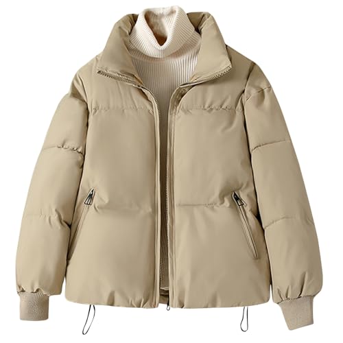 Zeiayuas Damen Winterparka Beige Große Größen Daunenmantel Warme Steppjacke Winterjacke Parka Stepp Mantel Damen Daunenjacke Dicken Warm Wintermantel Winter Parka Jacke mit Kapuze Softshell Jacke Zeiayuas Damen Winterparka Beige Große Größen Daunenmantel Warme Steppjacke Winterjacke Parka Stepp Mantel Damen Daunenjacke Dicken Warm Wintermantel Winter Parka Jacke mit Kapuze Softshell Jacke von Zeiayuas