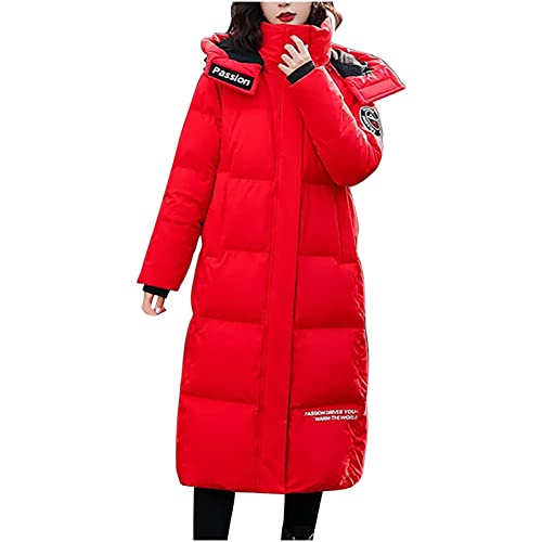 Zeiayuas Daunenjacke für Damen Winterparka Damen Kurz Warm Gefüttert Wattierte Jacke Damen 2023 Winterjacke Damen Mantel Ski-Jacken für Damen female Steppjacke Damen Mantel Damenjacken von Zeiayuas