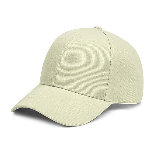 Zeiayuas Unisex Baseball Cap Herren Und Damen Baumwolle Cap Klassische Basecap Vintage Basecap Modische Freizeit Kappe Einfarbig Laufkappe Baseballkappe Für Outdoor Running Tennis Golf Reisen von Zeiayuas