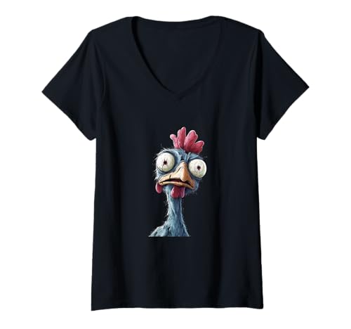 Damen Witziges, sarkastisches Tier-Zombie-Design T-Shirt mit V-Ausschnitt Damen Witziges, sarkastisches Tier-Zombie-Design T-Shirt mit V-Ausschnitt von Zeige deine sarkastische Zombie-Persönlichkeit