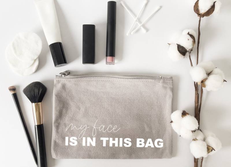 Kosmetiktasche "My Face Is in This Bag" | Personalisiert Tasche Kosmetiktasche "My Face Is in This Bag" | Personalisiert Tasche von ZeigeC