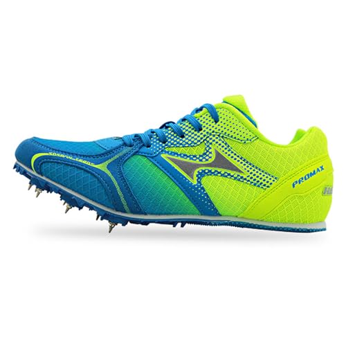 Leichtathletik Herren-Mittelstrecken-Laufschuhe Unisex-Leichtathletikschuhe Leichte Spikes Laufschuhe Weitsprung-Leichtathletikschuhe Rutschfeste VerschleißFest Für Test,Kinder,Herren,Damen von Zeihyeurus