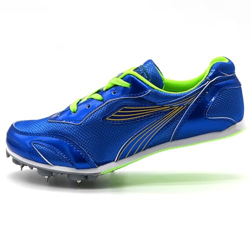 Zeihyeurus Leichtathletik Herren-Mittelstrecken-Laufschuhe Unisex-Leichtathletikschuhe Leichtathletik Spike Schuhe Track Spike Schuhe rutschfeste VerschleißFest Gelten Jungen MäDchen Damen Herren von Zeihyeurus