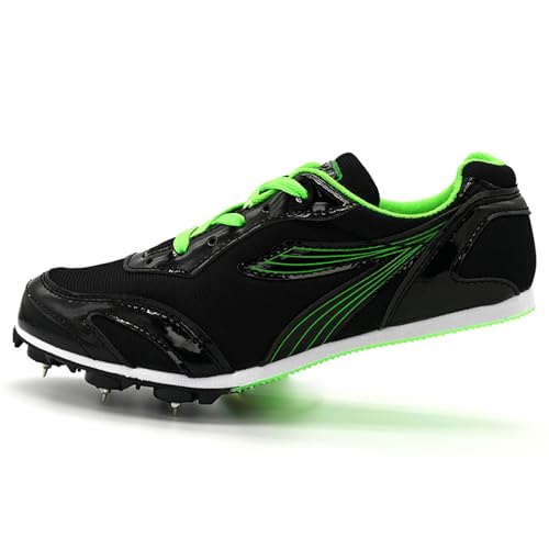 Zeihyeurus Leichtathletik Herren-Mittelstrecken-Laufschuhe Unisex-Leichtathletikschuhe Leichtathletik Spike Schuhe Track Spike Schuhe rutschfeste VerschleißFest Gelten Jungen MäDchen Damen Herren von Zeihyeurus