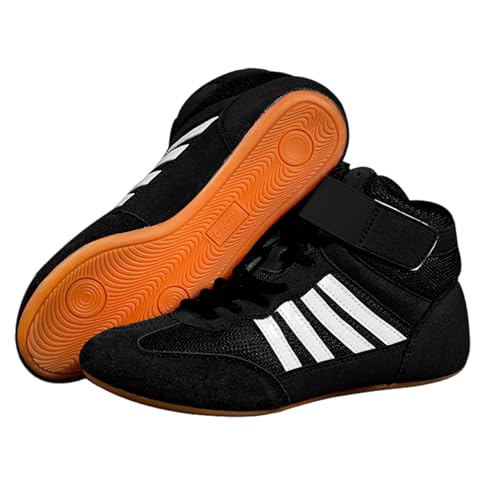 Zeihyeurus Ringerschuhe Kinder,Fitness Training Boxschuhe,Bodybuilding Boxstiefel,Mesh Trainingsschuh Leichte Boxschuhe,Flexibel,Langlebig,Atmungsaktiv,FüR Herren,Fitness,Kampf,Sanda,Taekwondo von Zeihyeurus