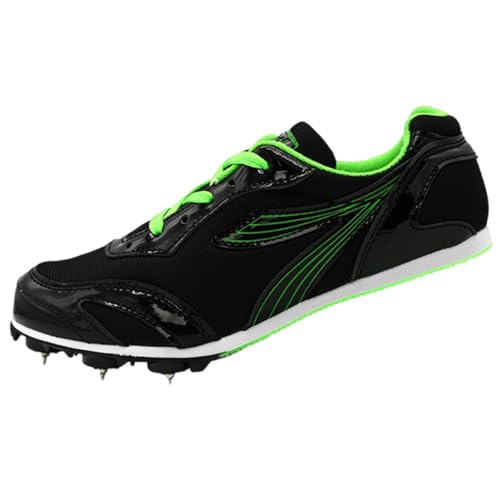 Zeihyeurus Spikes Leichtathletik Kinder,Leichte Spikes Laufschuhe,Herren Damen Leichtathletikschuhe,Atmungsaktive,Tragen Geeignet,Herren Damen Und Kinder,Wettkampf-Lauftraining Weitsprung Sneaker von Zeihyeurus