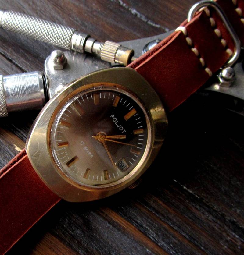 Vintage Poljot Ussr Herrenuhr 17 Jewels, Serviert von ZeikanShop