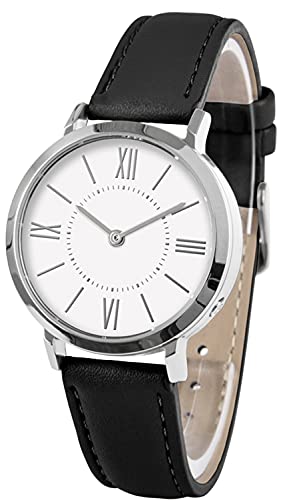 Zeit-Bar Funk-Armbanduhr Damen, Edelstahlgehäuse, Leder-Uhrband Zeit-Bar Funk-Armbanduhr Damen, Edelstahlgehäuse, Leder-Uhrband von Zeit-Bar