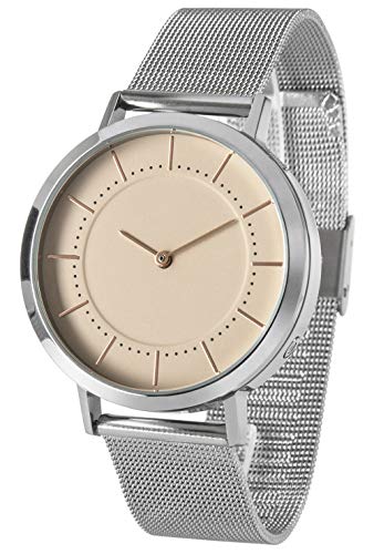 Zeit-Bar Funk-Armbanduhr Damen, mit Maschenmetallband Zeit-Bar Funk-Armbanduhr Damen, mit Maschenmetallband von Zeit-Bar