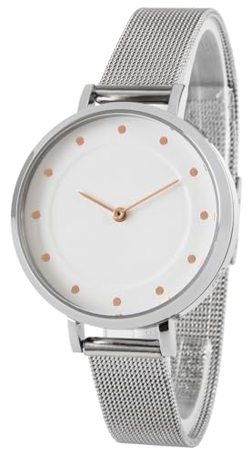 Zeit-Bar Funk-Armbanduhr Damen, mit Maschenmetallband Zeit-Bar Funk-Armbanduhr Damen, mit Maschenmetallband von Zeit-Bar