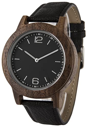 Zeit-Bar Funk-Armbanduhr Herren, Holzgehäuse von Zeit-Bar