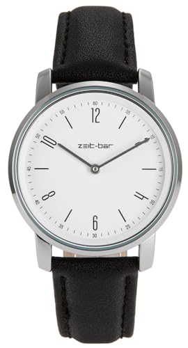 Zeit-Bar Funk-Armbanduhr Damen, Metallgehäuse, Leder-Uhrband Zeit-Bar Funk-Armbanduhr Damen, Metallgehäuse, Leder-Uhrband von Zeit-Bar