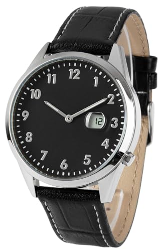 Zeit-Bar Funk-Armbanduhr für Damen und Herren, Edelstahl, mit Datums- und Sekundenanzeige Zeit-Bar Funk-Armbanduhr für Damen und Herren, Edelstahl, mit Datums- und Sekundenanzeige von Zeit-Bar