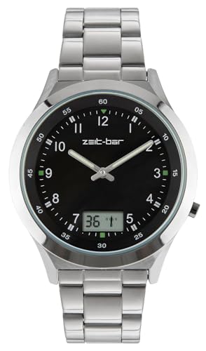 Zeit-Bar Funk-Armbanduhr Herren, mit Datums- und Sekundenanzeige Zeit-Bar Funk-Armbanduhr Herren, mit Datums- und Sekundenanzeige von Zeit-Bar