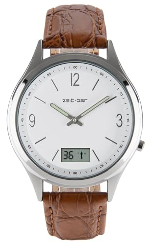 Zeit-Bar Funk-Armbanduhr Herren, mit Datums- und Sekundenanzeige Zeit-Bar Funk-Armbanduhr Herren, mit Datums- und Sekundenanzeige von Zeit-Bar