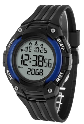 Zeit-Bar Multifunktions-Uhr mit Digitalanzeige, Schrittzähler von Zeit-Bar