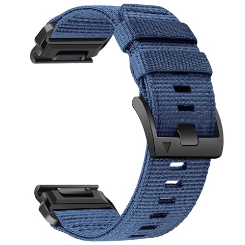 Zeit Diktator 26mm Quickfit-Uhrenarmbänder Compatible with Garmin Fenix 8 51mm/Tactix 7 Pro/Fenix 7X Pro/7X/6X Pro/5X pro/5X/5X Plus/Descent MK2 MK1 Tactix Delta/Enduro 2 3 Nylon Watchbands für Men von Zeit Diktator