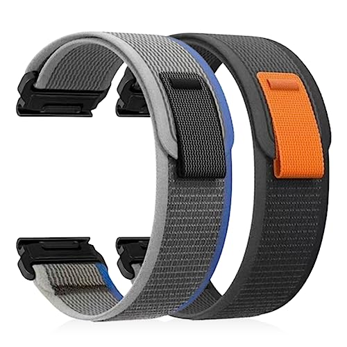 Zeit Diktator 26mm Armband Compatible With Garmin Fenix 7x 6x 5x Tactix 7 pro 6x pro 5x plus watch,Sport Loop Watch band For Garmin Fenix 3 3HR MK2 Delta Enduro 1 2 For Men-Large von Zeit Diktator